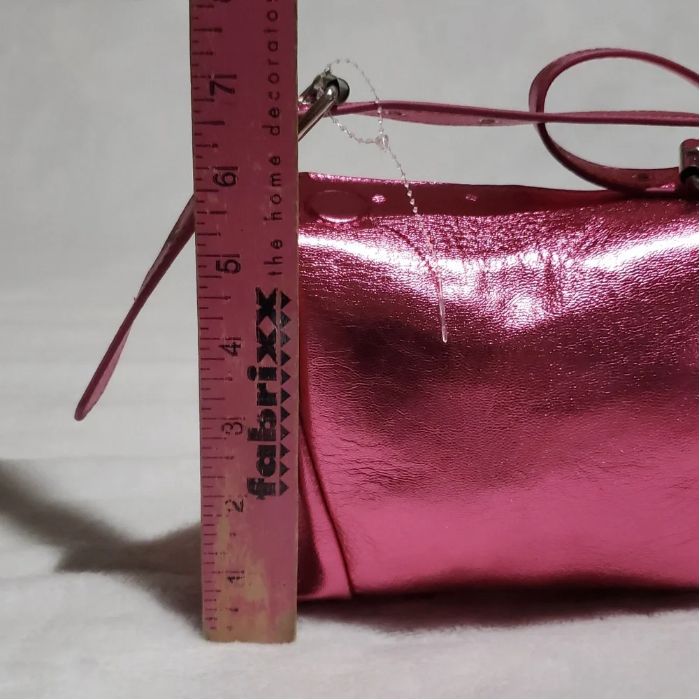 Free People Sabi Metallic Pink Shoulder Bag. NWOT‎